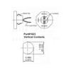 Allanson 1623 Flush Mount Lamp Holders for VHO and HO