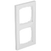 GIRA 021229 Cover Frame, 2 Gang Gira E2 pure white