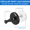 JUYSON Suction Cup Hooks for Shower, Towel Hooks for Bathrooms,