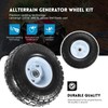 Queencar Generator Wheel Kit Compatible With Honda EU3000IS, Durable Construction,