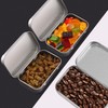 CQQNIU 8-Piece Iron Box With Lid, Rectangular Storage Box, Mini