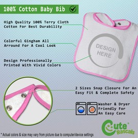 Toddler & Baby Bibs Burp Cloths Heart Flag Soccer Ball Argentinian Soccer Argentina Football Cotton Baby Items for Baby Girl & Boy White Soft Pink Design Only