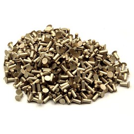 3/32" Aviation Grade, Countersunk Solid Rivets, Hard Aluminum, 100 Deg. Countersink, 1/8 Lb Bags (1/4" MS20426AD3-4)