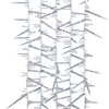 Kurt Adler 9-Foot Twisted Crystal Rainbow Icicle Garland