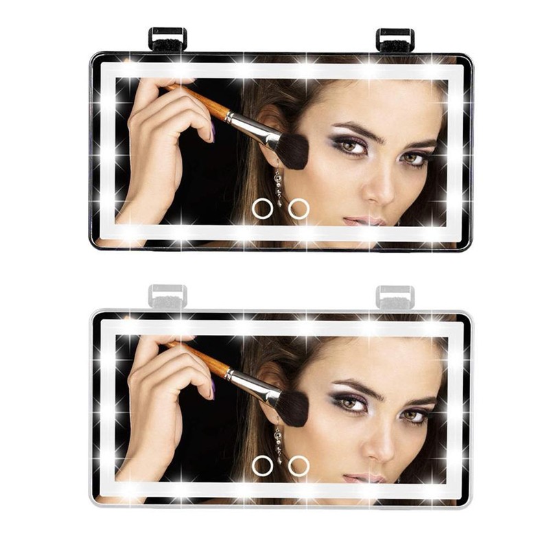 Car Sun Visor Mirror with 60 LED Lights 3 Lighting