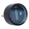 LED Fuel Meter Gauge Indicator 52mm Dia 12V Adjustable Resistance