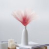 8Pcs Artificial Pampas Grass Versatile Decorative Gradient Green Modern Vase