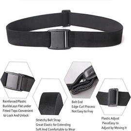 Children’s Elasticated Belt with Plastic Clip Buckle (1-15 Years)