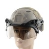 GYDEHUTJ Adjustable Tactical Helmet Flip Protection Goggles Eyewear Protective with