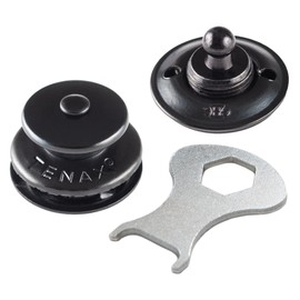 New Marine Tenax Knob Black 1 Upper Part + 1 Bottom Cloth Screw + 1 Tenax Key