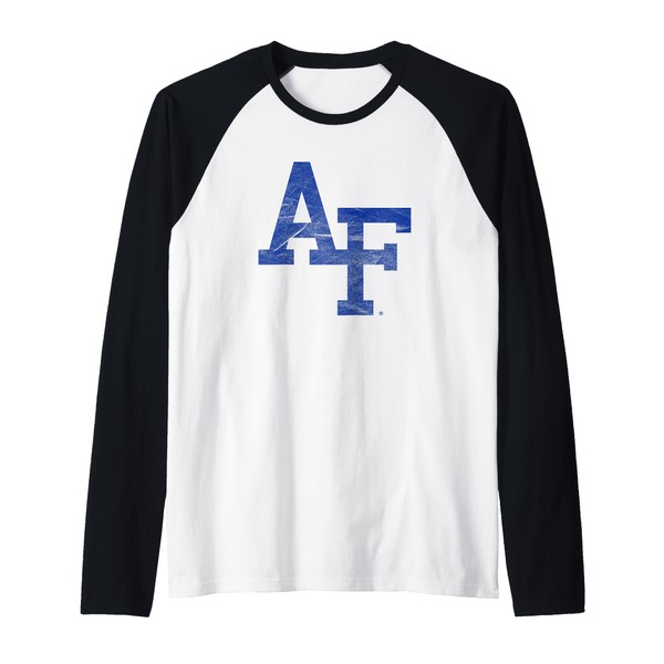 U.S. Air Force Academy Falcons Distressed Primary Raglan Baseball Tee