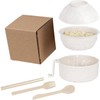 MIUVA Lamian Noodles Bowl Set, Microwave Safe Ramen Bowl Set,