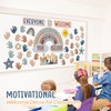 4E's Novelty 46 Pcs "Everyone is Welcome" Boho Classroom Bulletin