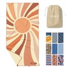 SUN'Y Microfiber Beach Towel - Quick Dry Towel, Sand Free