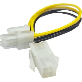 4pin Male to Female Power Supply Cable 4 Pin Motherboard CPU Power Supply Adapter Converter Cable 12V 4 Pin Power Cord, Cables, Power Cords