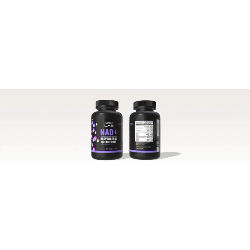Nad Resveratrol Quercetina Antioxidante Natural Azga Lab Sin Sabor