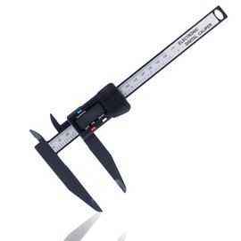 Electronic Caliper,150mm/300mm Digital Electronic Caliper,Digital Ruler Caliper,Carbon Ruler with Long Jaw Measuring Tool,High-strength carbon fiber composite material, light weight(150MM)