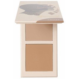 Juvia's Place Bronzed Duo Bronzer Light - Soft Matte, Contour, Bronzer Pressed Powder, Long-Wearing & Buildable Bronzing Powder - Suitable for Light to Fair Skin Tone