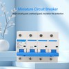 Rail Mount Circuit Breaker 4 Pole 400V 80A Versatile Safety