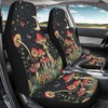 WUYOJUXA Mushroom Print Car Seat Cover Set for Front Seat