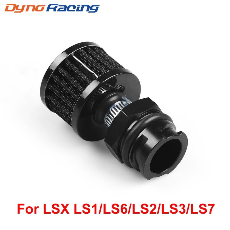 Dyno Racing Aluminum Billet Valve Cover Adapter Oil Cap Breather