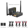 1Mii 2.4Ghz Wireless Audio Transmitter Receiver for HiFi Stereo, 320ft