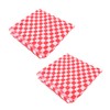 iplusmile 2Pcs Checkered Rectangular Tablecloths Thick Cotton Linen Table Covers