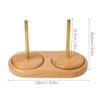 Double Yarn Holder Detachable Rotatable Large Capacity Yarn Ball Stand