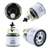 R12T Fuel Filter/Water Separator Replacement Spin-on Filter and Water Collection