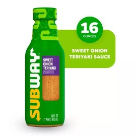 Subway Sweet Onion Teriyaki Sauce 16 Fl Oz Bottle
