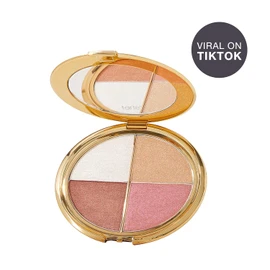 Tarte glow wardrobe highlighting eye and cheek palette - Highlighter Blusher Bronze Shadow All-in-One Face & Viral Makeup for daily glow Blending and cruelty-free full size / 눈과 뺨 팔레트를 강조하는 타르트 글로우 옷장 - 하이라이터 블러셔 브론즈 섀도우 올인원 페이스 & 바이럴 메이크업으로 매일 빛나는 블렌딩 및