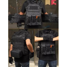 BOSSCO Chaleco Tactico Militar Paintball Airsoft Gotcha Policia