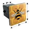 GRAPHICS & MORE Bee on Honeycomb Tow Trailer Hitch Cover