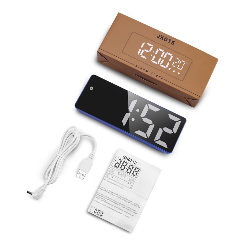 Digital LED Clock, Alarm Clock, Table Clock, Temperature Display, Calendar