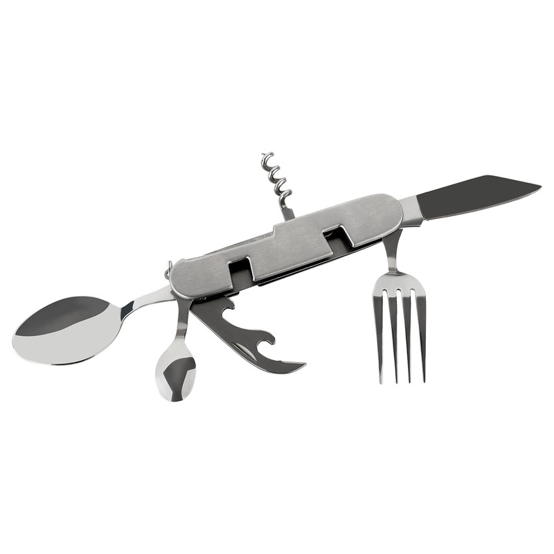 CAMP ACTIVE CampActive 6-in-1 Camping Cutlery Folding Cutlery with Belt