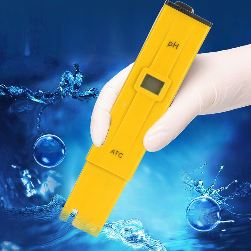 PH Meter Digital Display Small Error 0.0 to 14.0pH Measurement