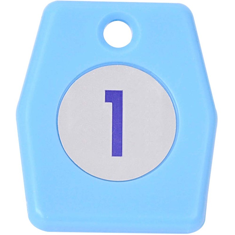 Cloak Tickets A-Type (50 pieces) 1-50 Sky Blue 11009 Product