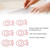 100Pcs Carrot Paper Clips Carrot Shape Strong Metal Anti Slip