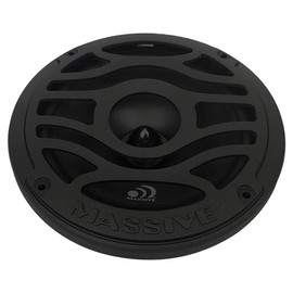 Massive Audio EMK6 V2-6.5 Inch, 125 Watts RMS and 250 Watts MAX, 20mm Soft Silk Dome Tweeter, 4 Ohm, 6dB High Grade Inline Crossover, Component Kit Speakers.