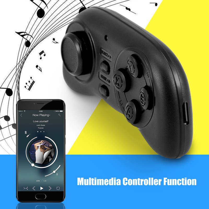 Portable Wireless Bluetooth Game Controller Mini Gamepad Joystick Handle Remote