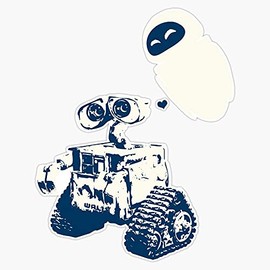 Magnet Wall E Magnet Bumper Sticker Car Magnet Flexible Reuseable Magnetic Vinyl 5"