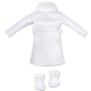 E-TING Santa Clothing Bathrobe Christmas Accessories for elf Doll (White