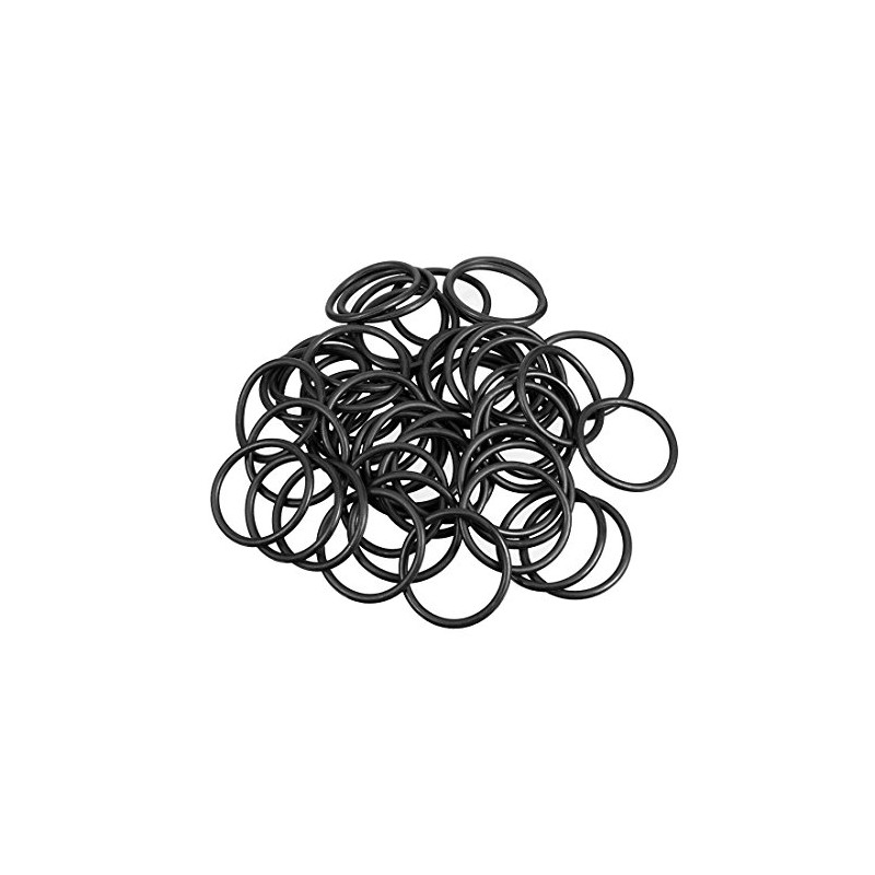 sourcing map Pack of 50 O-rings nitrile rubber seal 32
