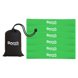 BeachBands Beach Towel Bands (6 Pack) - UV Resistant Silicone Towel Bands for Beach, Pool, Cruise Ship, Resort, and Outdoor Lounge Chairs - Perfect Alternative to Beach Towel Clips (Green)