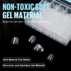TOMICCA Square Shaped Extra Short Nail Tips - 360PCS Half