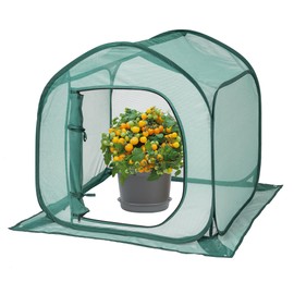 UV-Resistant Durable Plant Covers & Garden Mesh Netting - Protective Bird Netting for Tomato & Crop Protection, Portable Pop-Up Covers for Raised Beds