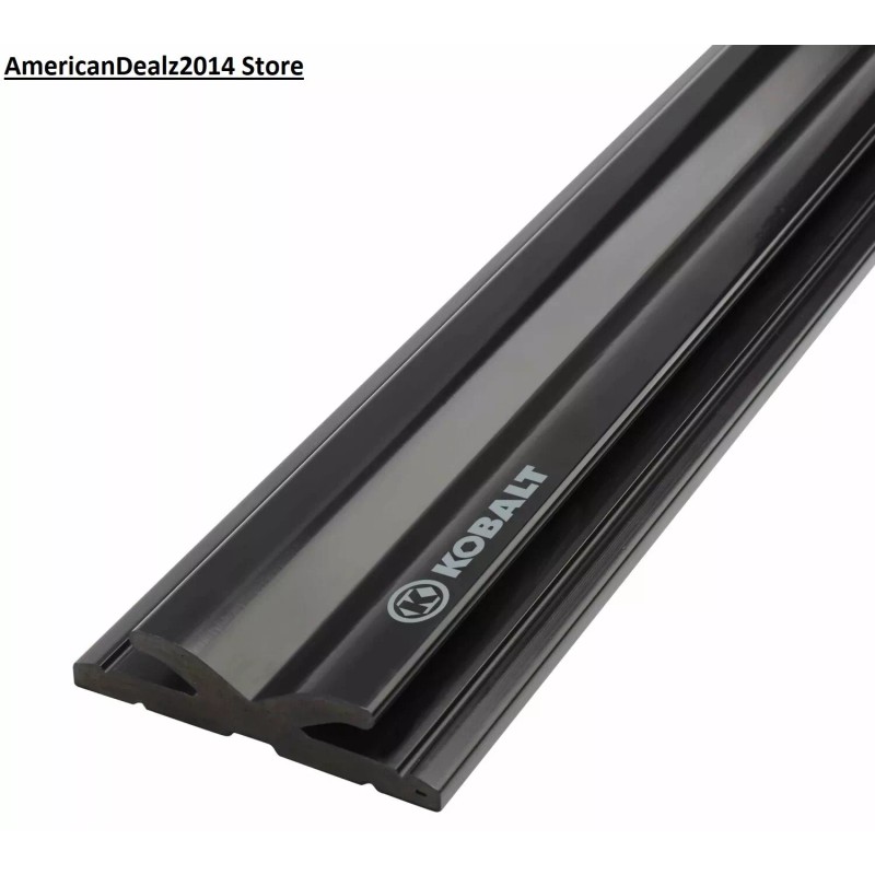 Kobalt 32-in Black Plastic Storage Rail Multipurpose Garage Wall Organizer