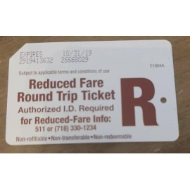 10. REDUCED FARE ROUND TRIP  Metro Card  From Brand new boxes! RARE!
