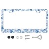 Cute License Plate Frames Retro Boho Flower License Plate Frame