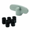 Prime-Line Products H 3885 Window Tee Crank Casement Handles, Aluminum (2-Pack)